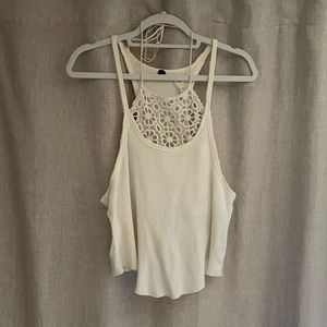 Free People Tank Top | flower halter detail